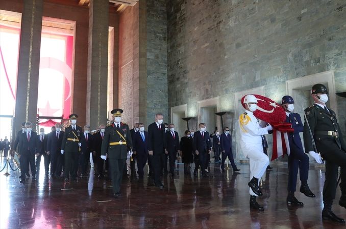 Büyük Zafer'in 98. yıl dönümü kutlanıyor!  İlk tören Anıtkabir'de - FOTO GALERİ 10